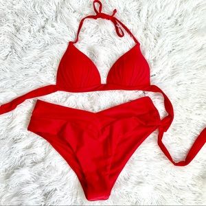 Brand new women’s red bikini size medium